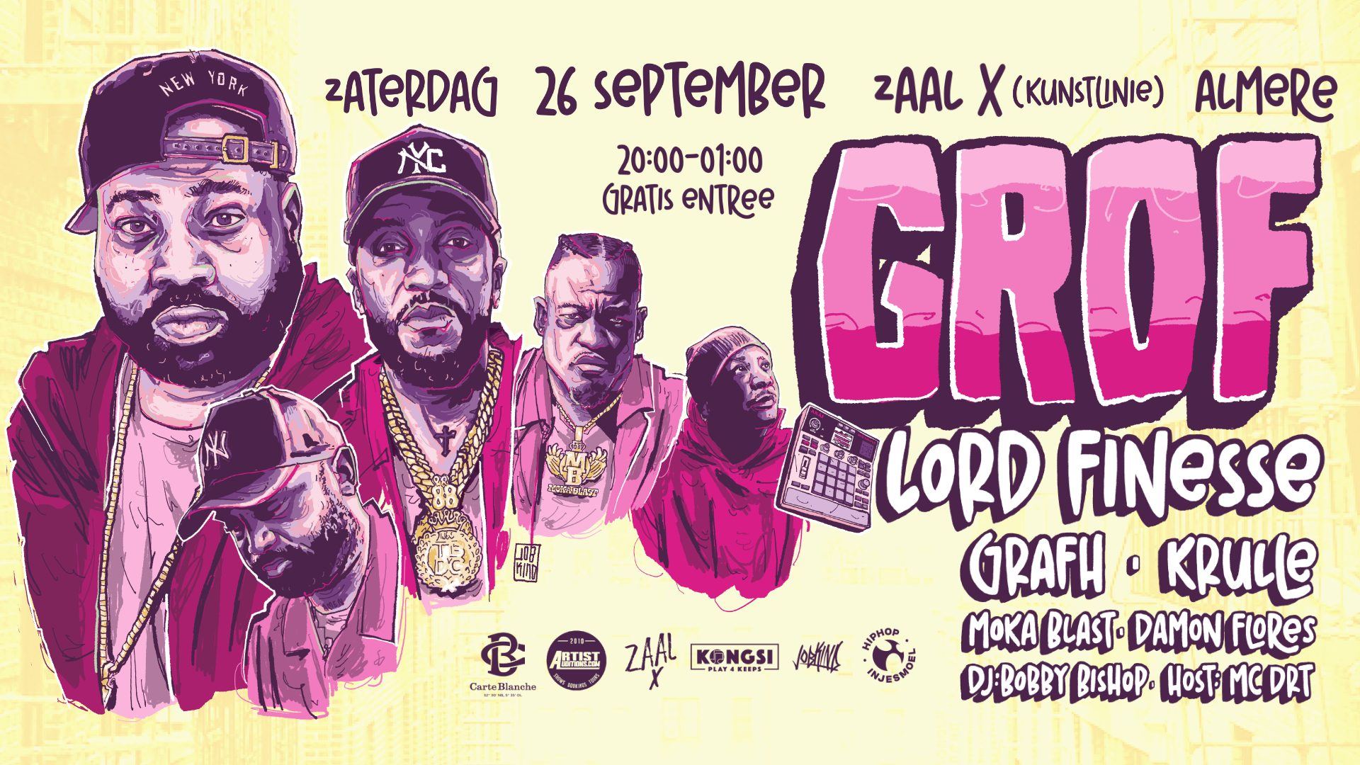 26 september · Lord Finesse, Grafh & Krulle