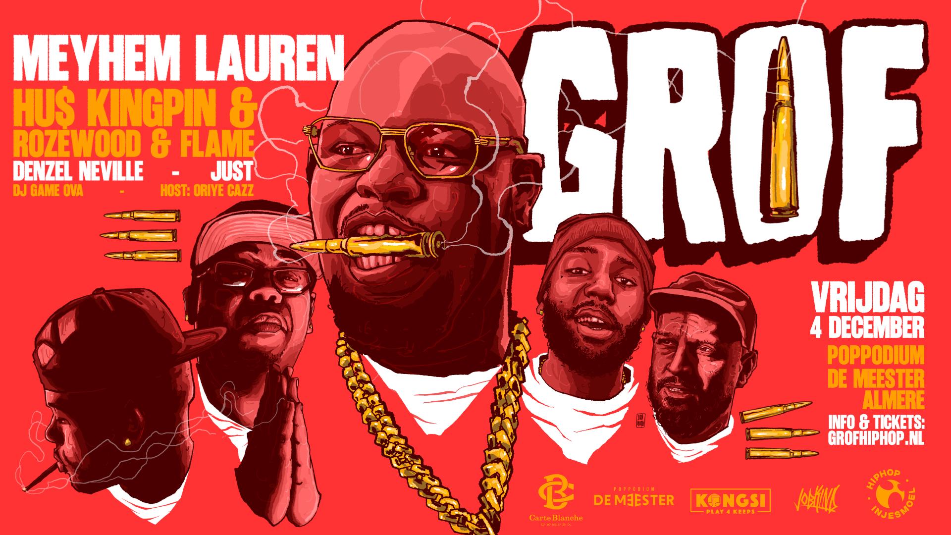 4 december - Meyhem Lauren, Hus Kingpin en meer