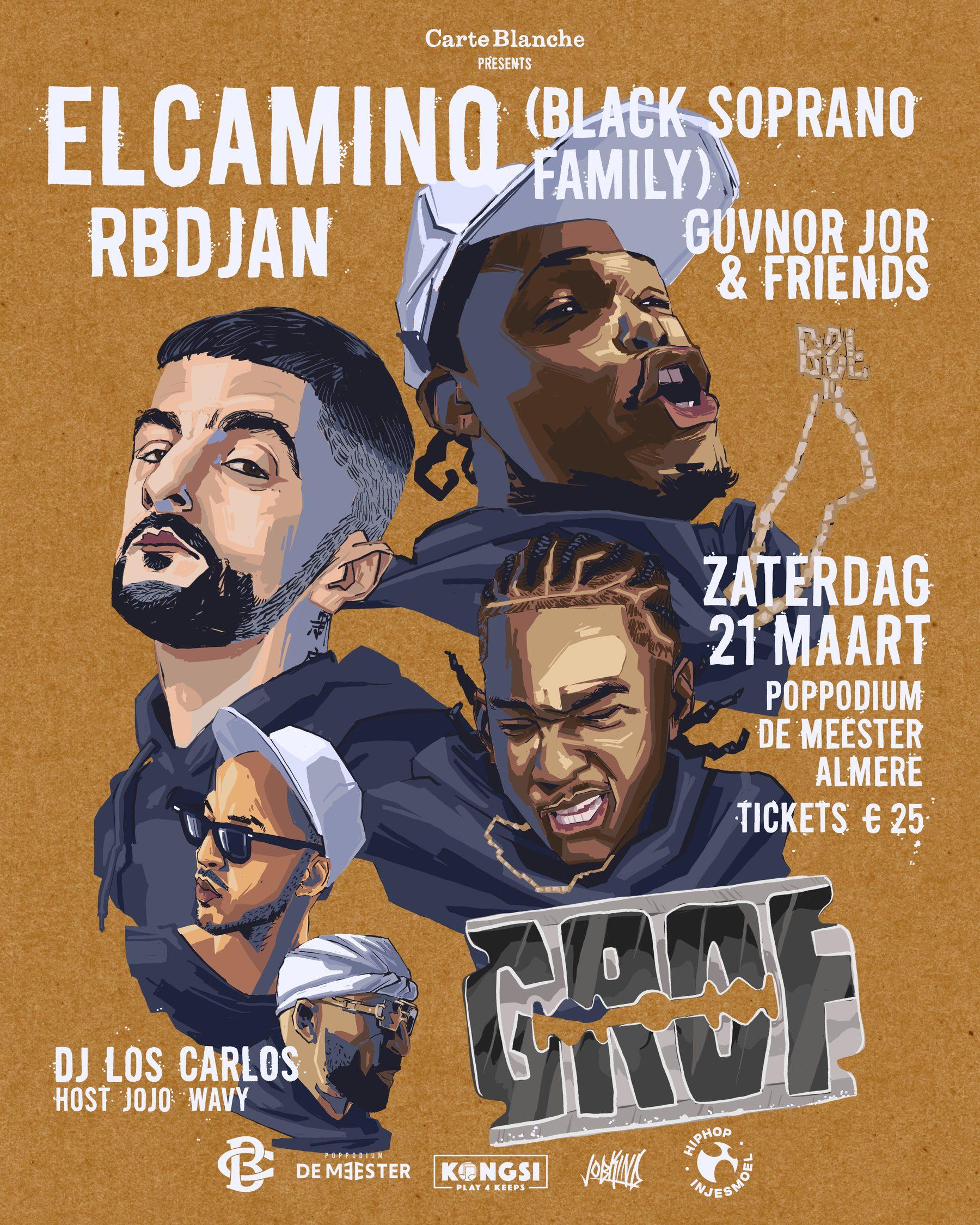 Elcamino, RBDJAN, Guvnor Jor & Friends